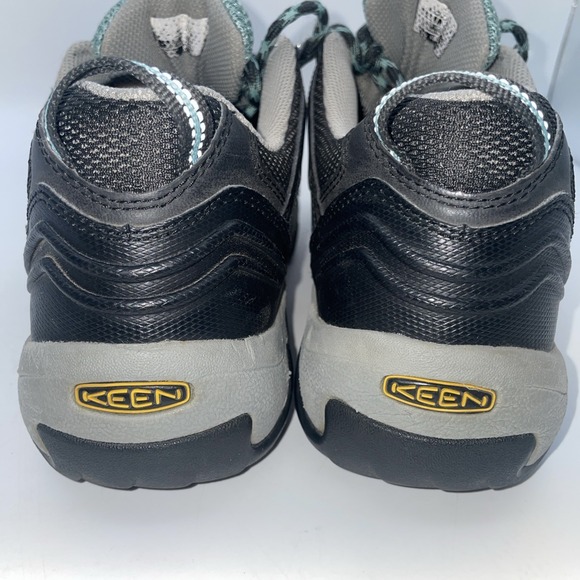 Keen Shoes Womens 8.5 Voyageur Athletic Hiking Sneakers Green Leather Lace Up - Picture 3 of 7